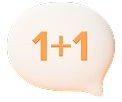 1+1
